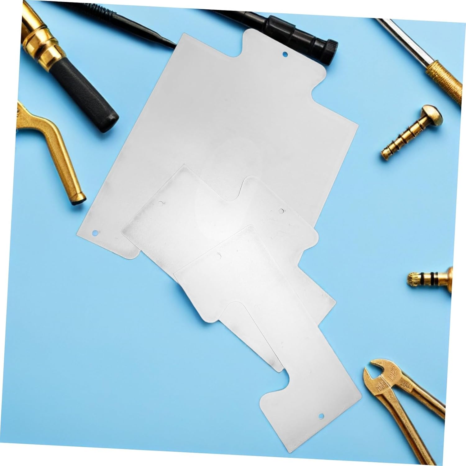 Heavy Duty Stainless Steel Door Kick Plate Xin for Interior Exterior Doors Anti-Scratch Corrosion Resistant Metal Protector for Wood Metal Bottom