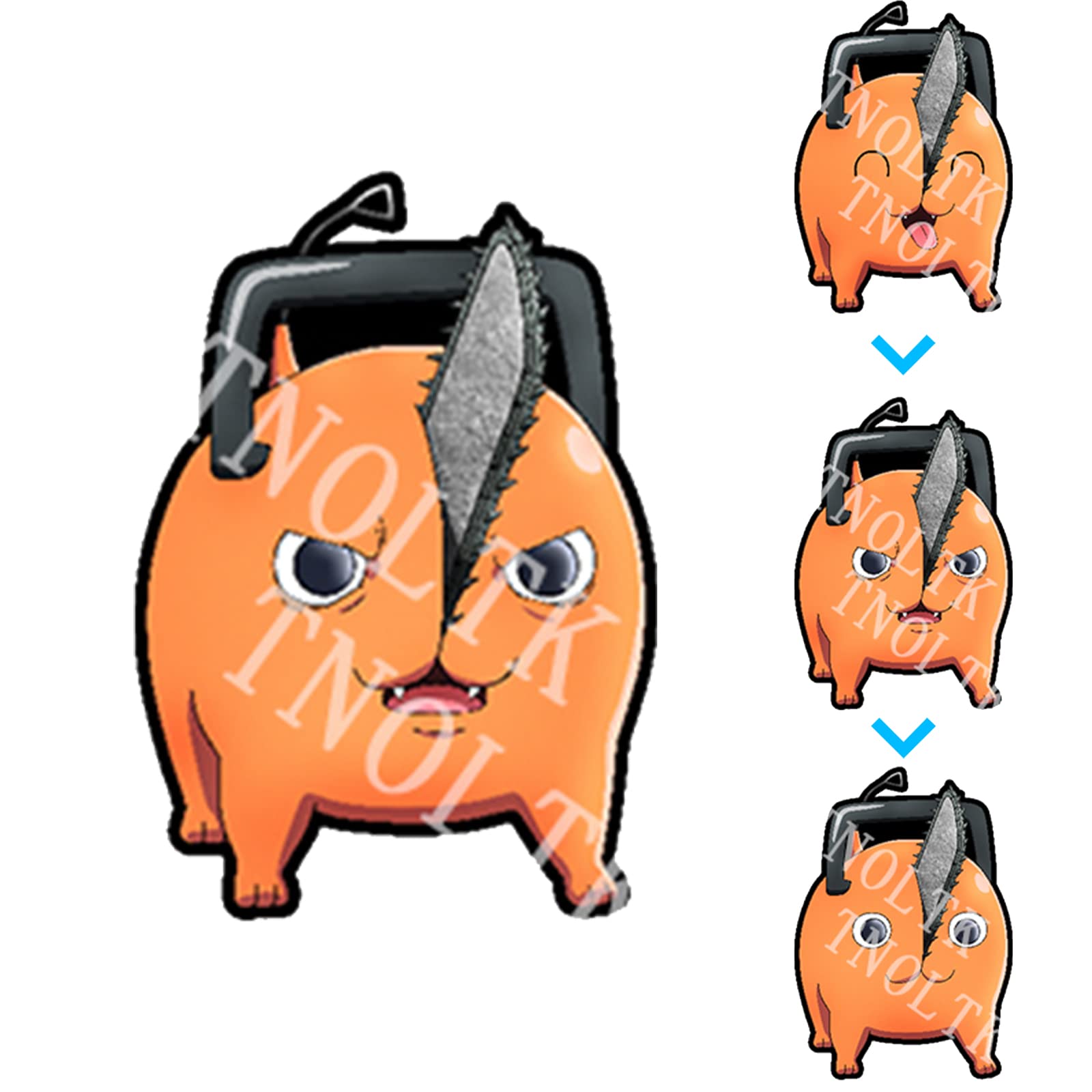 TNOLTK 3D Motion Anime Car Decals Waterproof Stickers Anime Bumper Stickers for Car Automotive Laptop Window Ipad Skateboard Kids