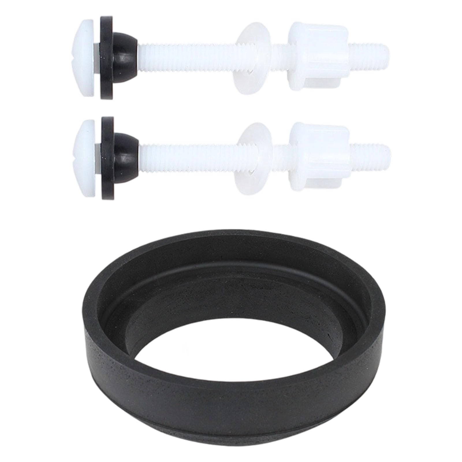 Rafgaldex 3Inch Foam And Plas Toilet Seal Foam Rubber Gasket Screw Leakproof Erosion Bathroom Hardware Flush Adapter Seal Rings