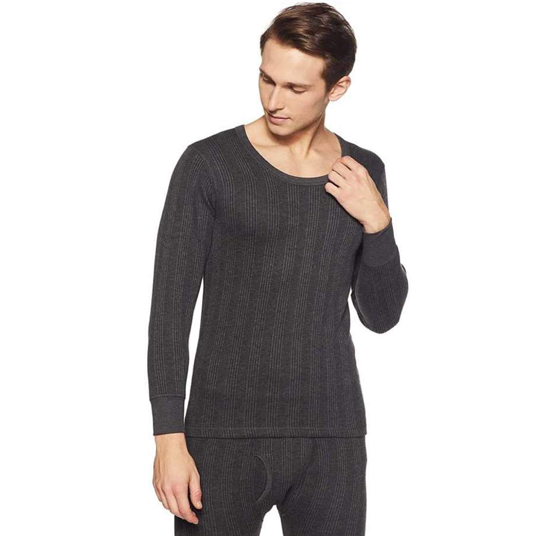 french kleider Men's Round Neck Full Sleeves Premium Thermal Top-picture-36