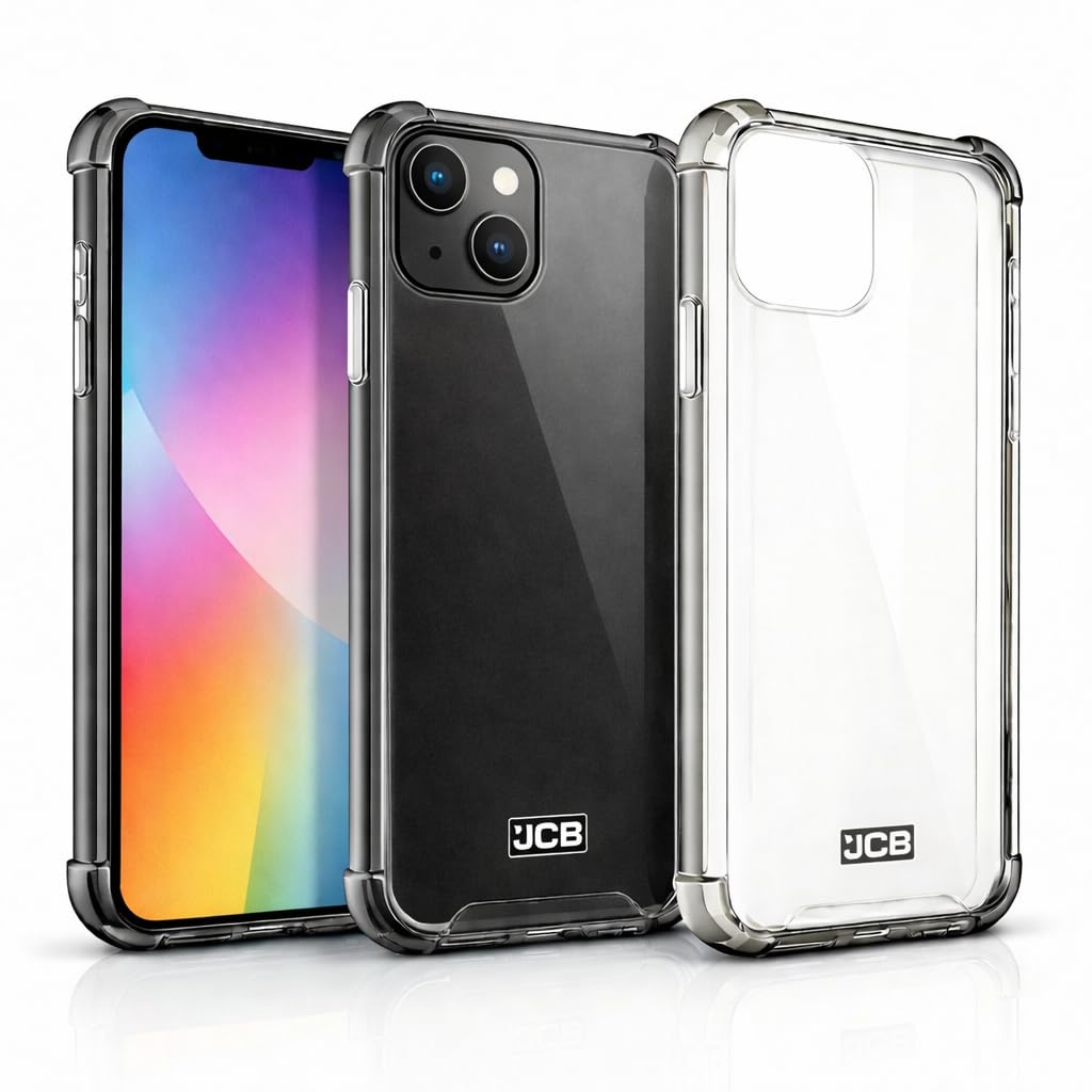 JCB Toughcase iPhone 13 Pro 6.1" Clear Transparent Rugged Shockproof Protective Mobile Phone Case