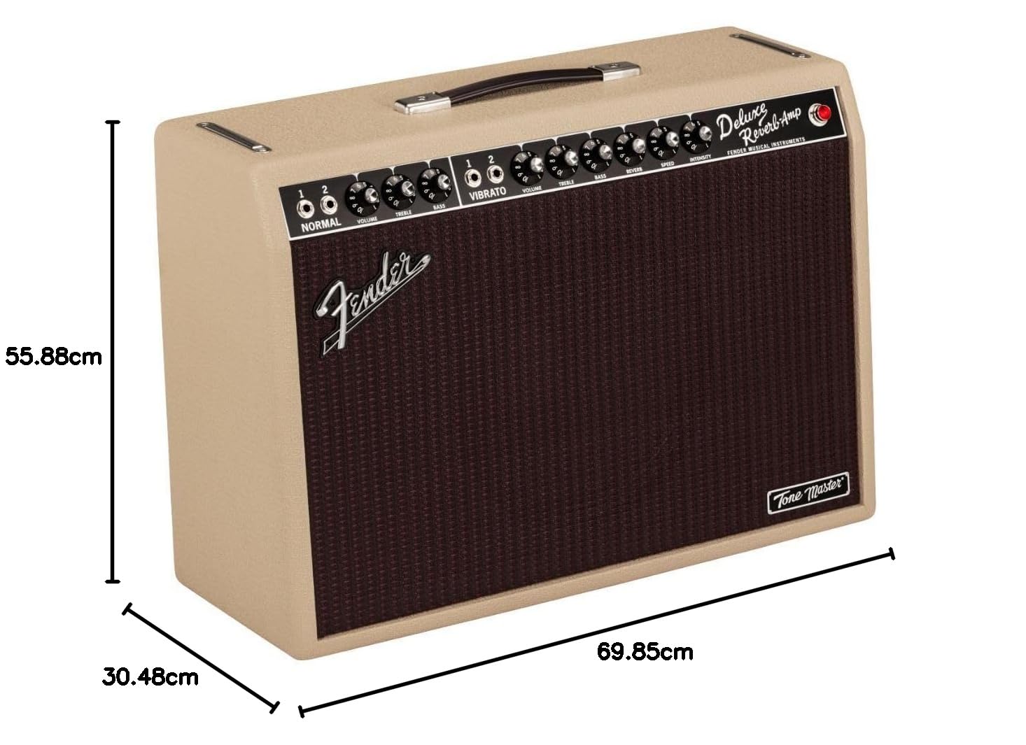 Fender Tone Master Deluxe Reverb 1x12 Combo Blonde : Amazon.in 