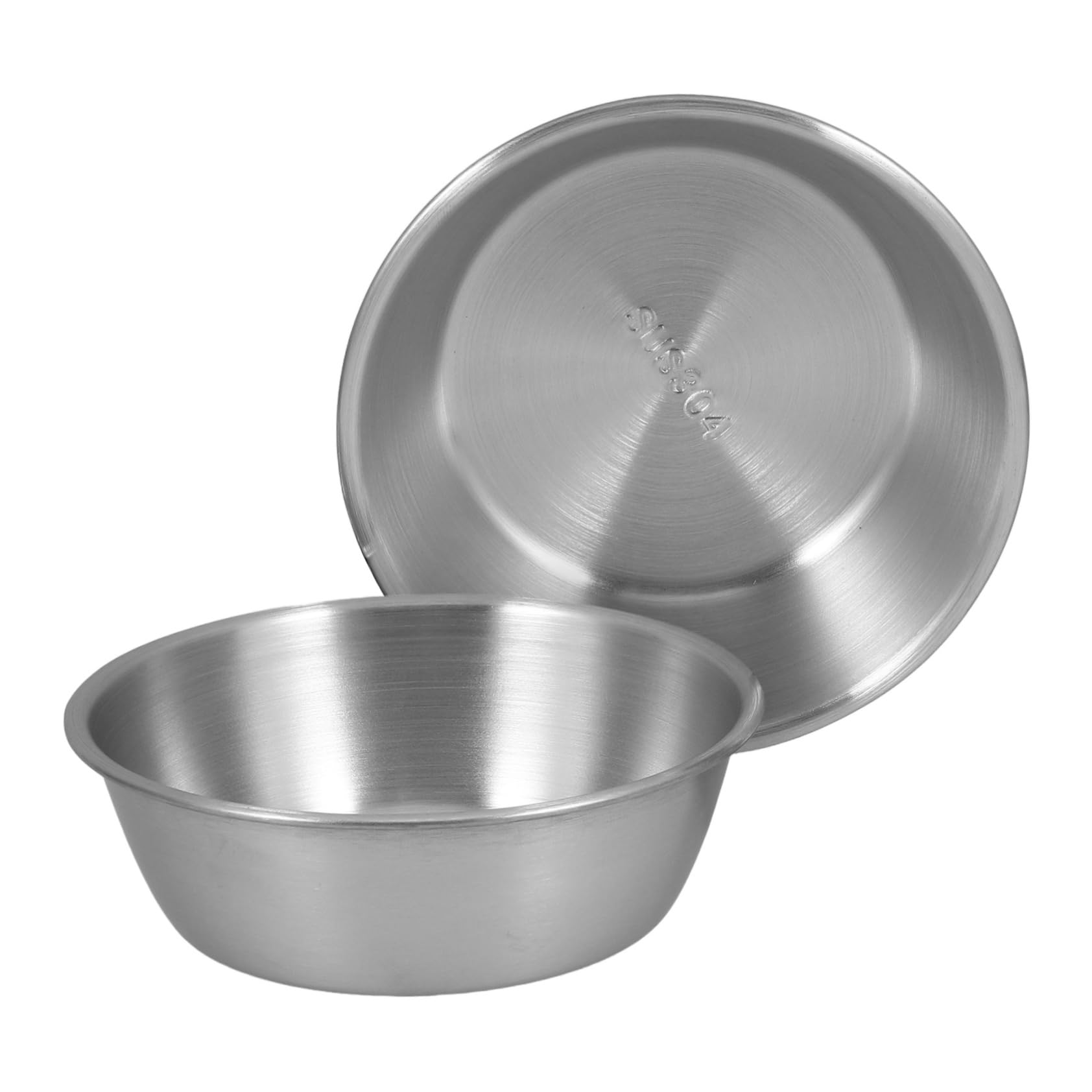 COLLBATH 2pcs Stainless Steel Sauce Cup Small Seasoning Dish Chip and Dip Bowl Fruit Bowls Prep Bowls Mini Sauce Dish Soy Sauce Dishes Appetizer Pinch Bowls Silver 304 Stainless Steel