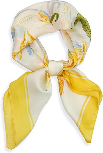 vimate Head Scarf for Women Hair 27'' Square Satin Silk Feeling Bnadana Neck Scarf Handbag Accessories Etc