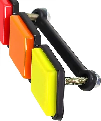 Miniatura 10 de TRD - Insignia decorativa de rejilla tricolor, emblema de diamante, compatible con Toyota 4Runner Tacoma Tundra y otras rejillas de malla o rejilla