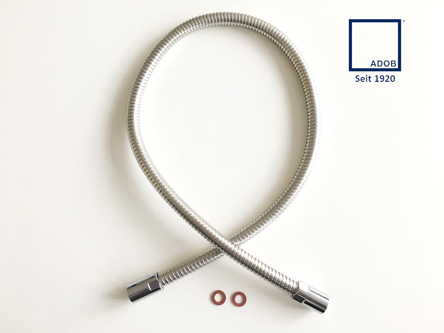 ADOB Edelstahl Profi Gastrobrauseschlauch Gastrobrause Gastro für Großküchen Profiküchen, 1,25 m