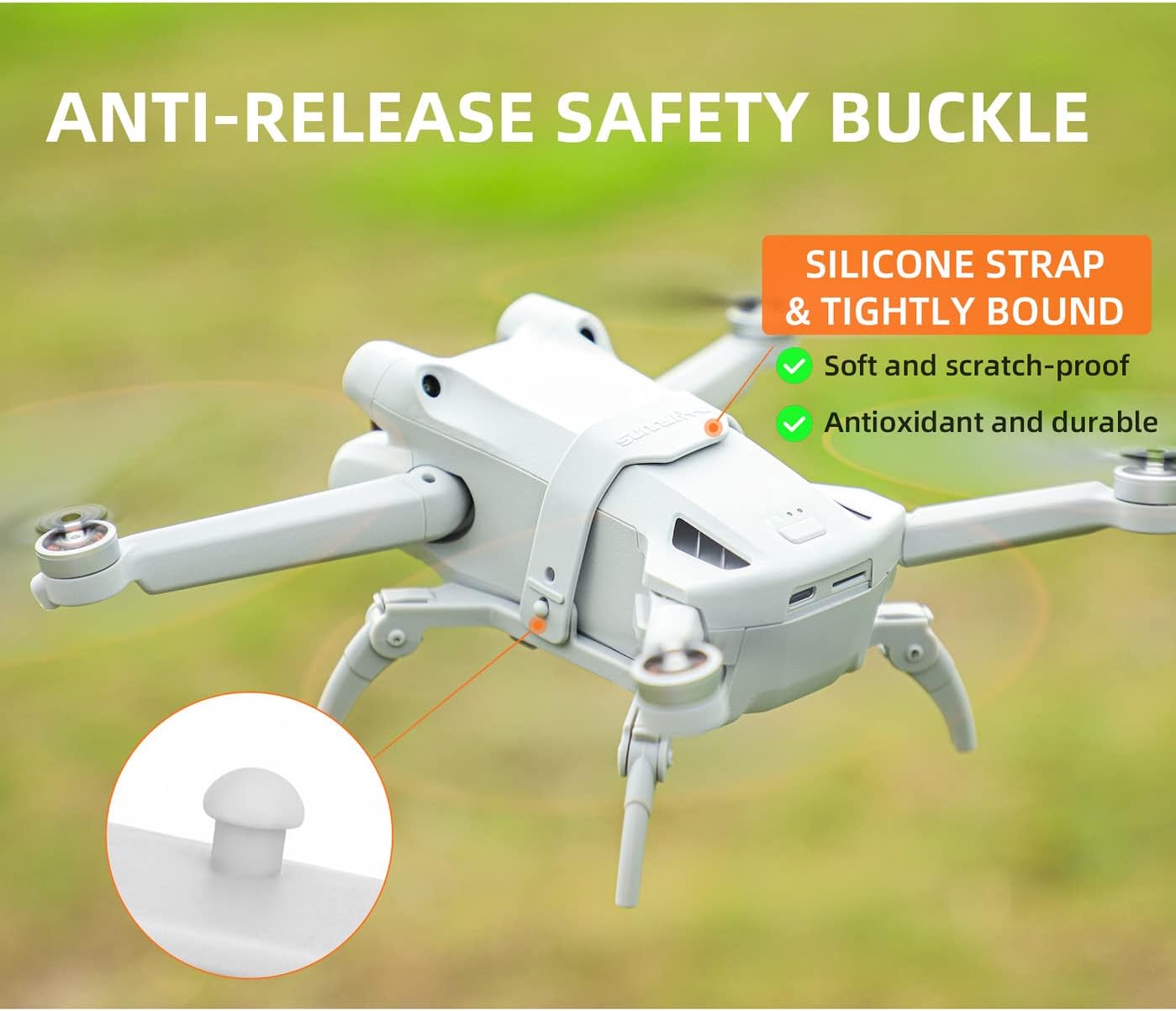 Drone Accessories Folding Heightening Tripod Protection Bracket for DJI Mavic Mini3 Pro