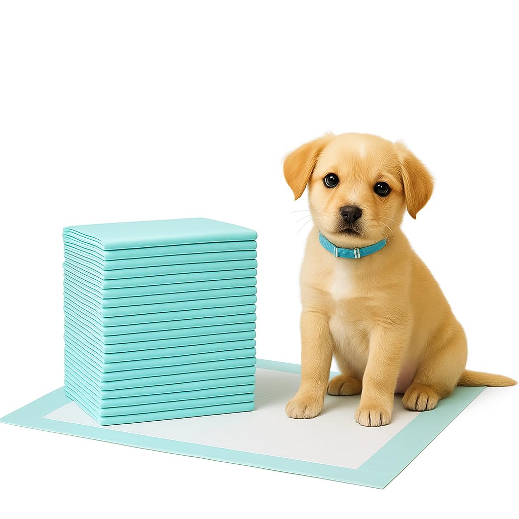 SleekAura Puppy Training Pads - Super Absorbent Dog Pee Mat - Leak-Proof, Quick-Dry Technology - Ideal for Potty Training, Small Dogs - (10-Pack) 33x45cm