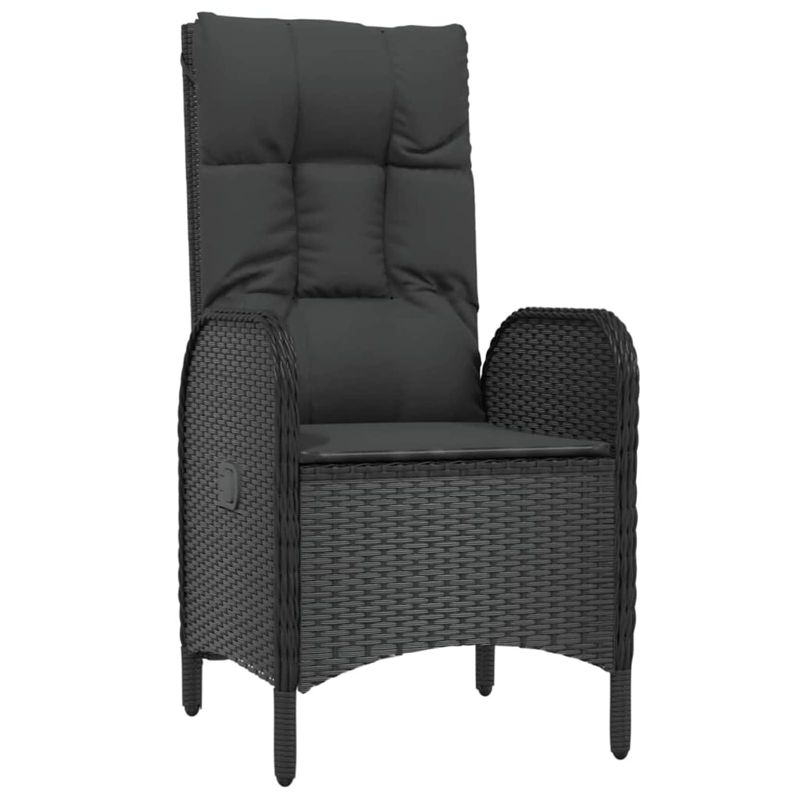 3185080 Set da Pranzo da Giardino 5 pz Nero con Cuscini in Polyrattan Testata in Legno,Testata Letto Matrimoniale Muebles Dormitorio Spalliera Letto Testiere per Letto Matrimoniale