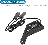 Vista 6 de Hanatora Cargador de batería para coche para DJI Mini 5 4 3 Pro, Mini 3 Drone, 3 en 1 (USB + 2 x Batería) Accesorios de concentrador de carga rápida