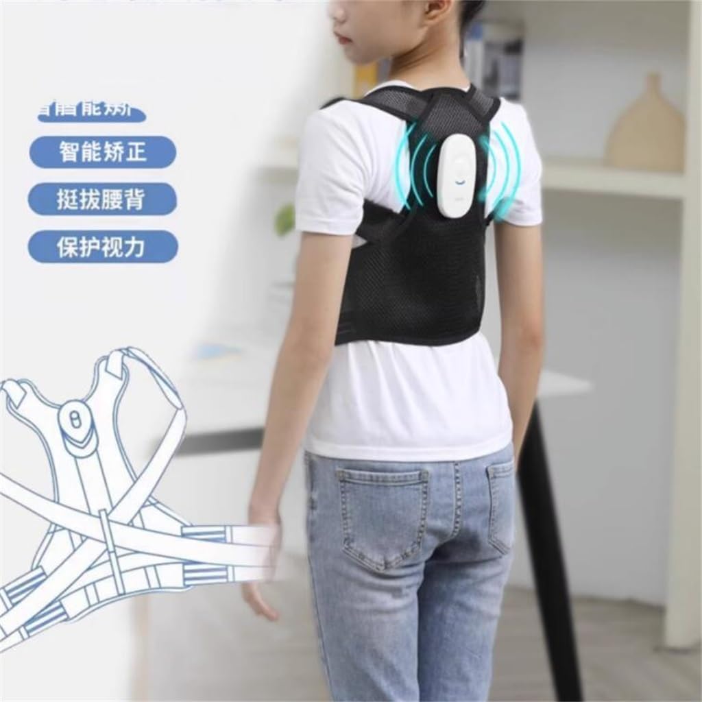 Sitting Posture Correction With Hunchback Orthotics Smart Adolescent Back Belt Defense Artifact(X-Small)