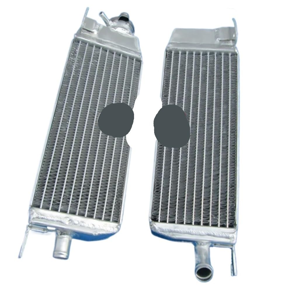Wsutdx One Color Aluminum Radiator + Hose Fit For Rm250 Rm 250 1986-1987/ Rm125 125 1986-1988 1987 86 87 88(Radiator White Hose)