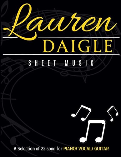 Lauren Daigle Sheet Music: A Selection of 22 songs for