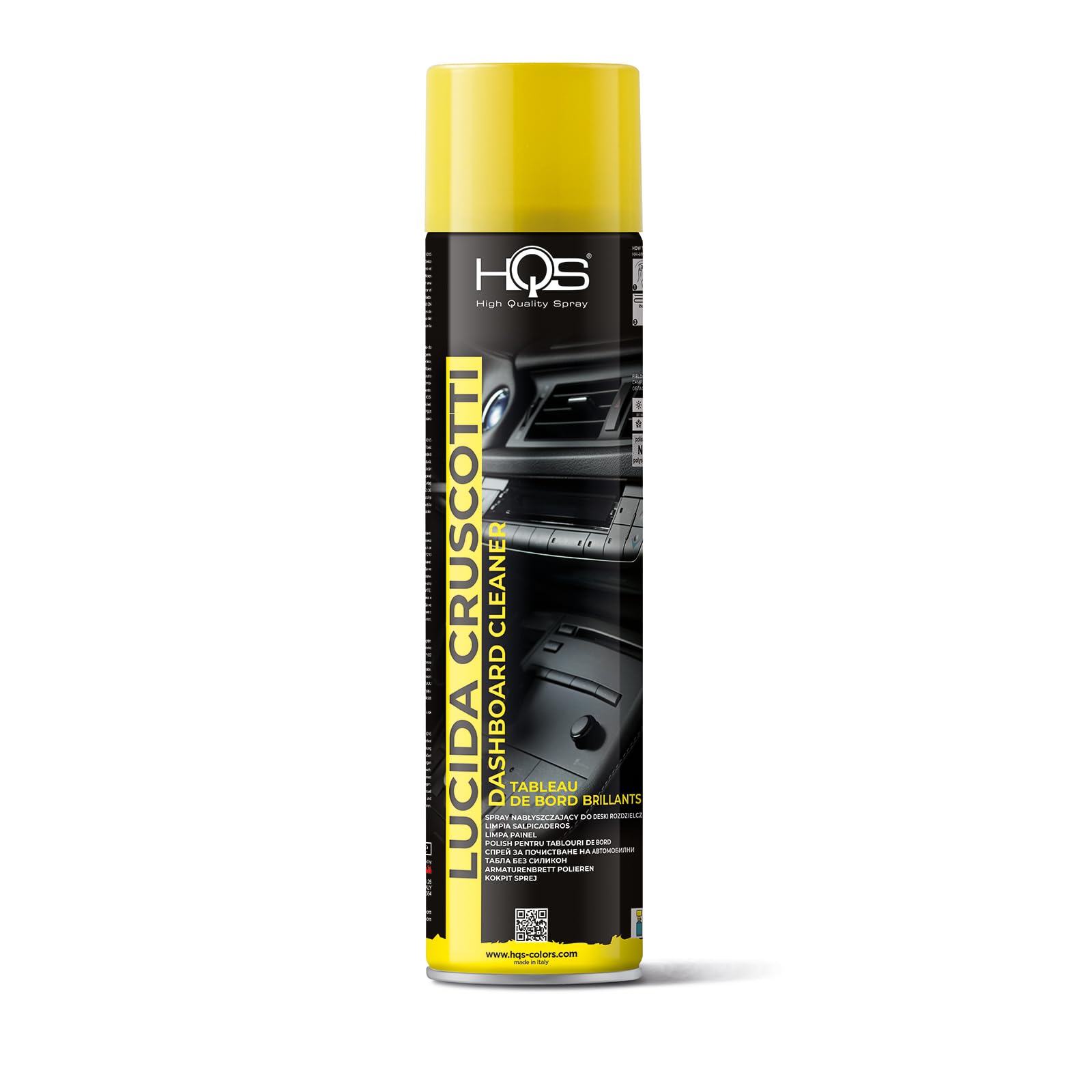 HQS Bomboletta Spray Lucida Cruscotti 600ml (12)