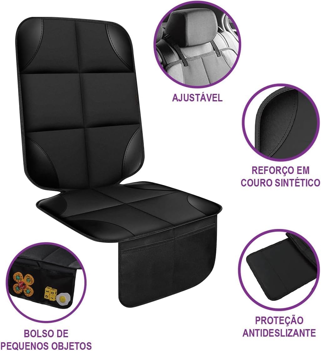 Maxi Baby Kover Car Seat Protector – Anti-Scratch & Tear – Non-Slip Design – Extra Foam Padding – Easy Installation