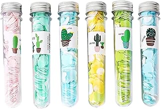 Fruit Scented Paper Soap for Travel - Pocket-Friendly Handwash Sheets in Test Tube Bottle - 100 Sheets - Portable, Hygienic, Leakproof