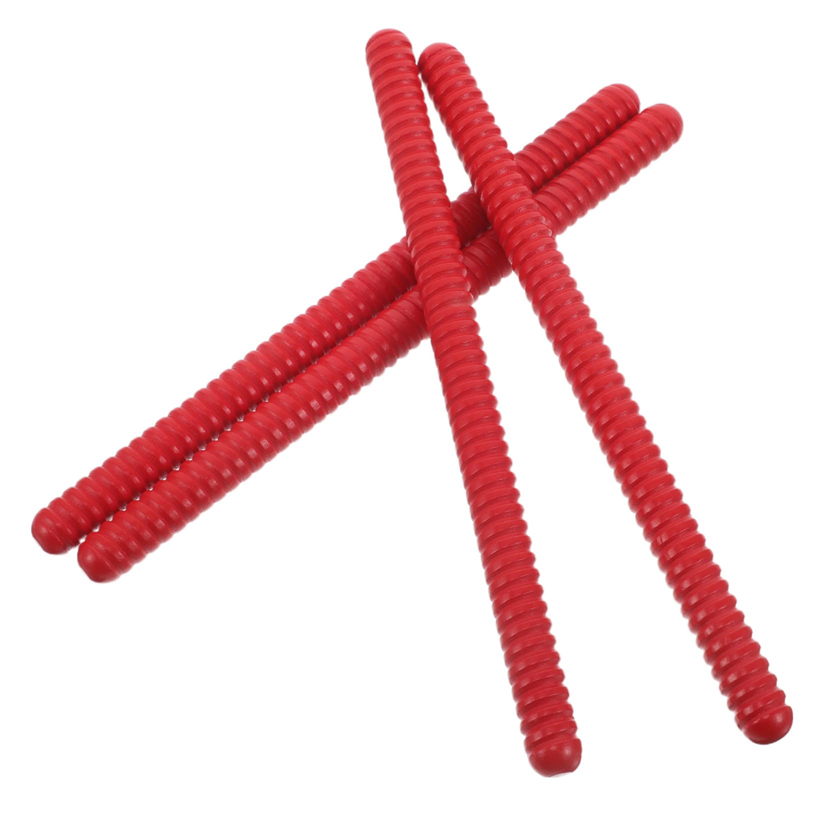 TOYANDONA 4 Piezas Palitos De Ritmo para Instrumentos Musicales De Madera Espiral Palitos De Percusión Aula Escuela y Espectáculos Ritmo