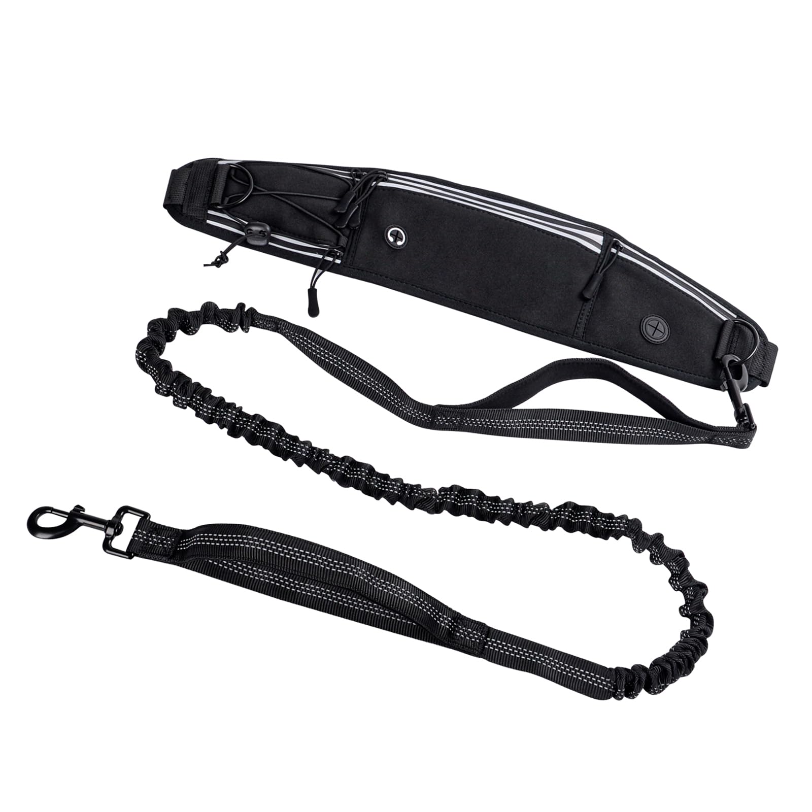 Ceinture de Laisse rotative Anti-Torsion pour Chien, avec Deux poignées et Ceinture réglable pour Grands Chiens, de Marche Ergonomique pour Chien