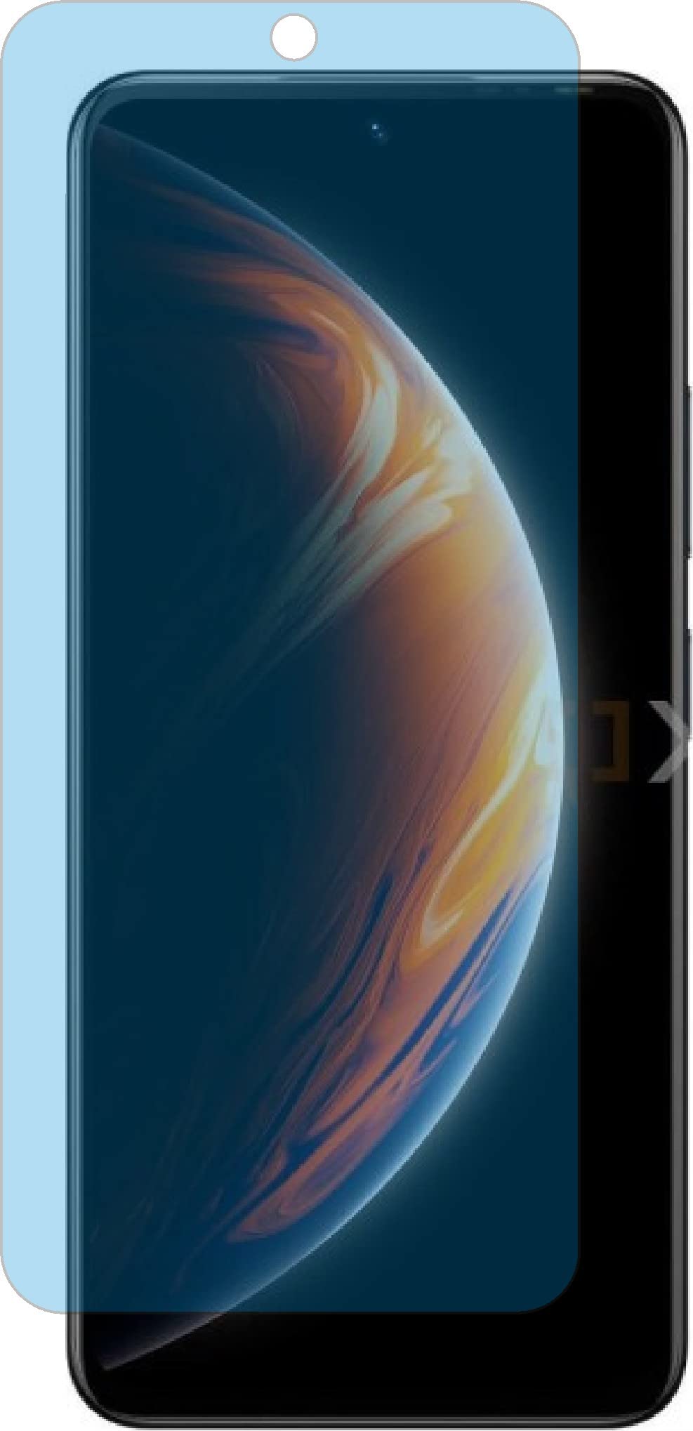 FASHEENFASHEEN Anti-Blue Light Eye Protection, Flexible, 9H Nano Fiber, Not a Tempered Glass, Not Edge to Edge, ShatterProof Impossible AntiBlue Light Screen Guard for INFINIX ZEROX NEO