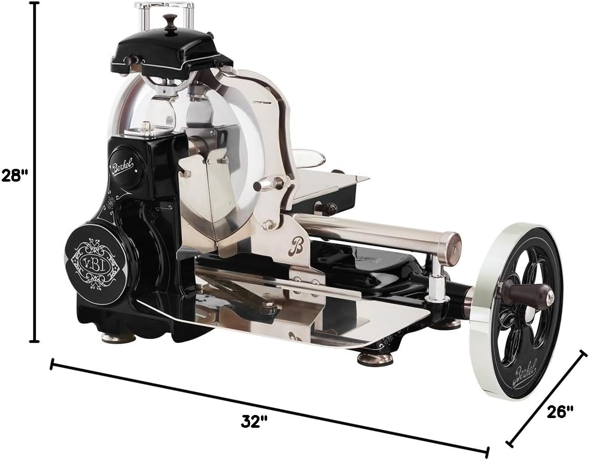 Dimensions of Berkel Volano Tribute Premium Flywheel Food Slicer