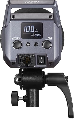 Miniatura 8 de Godox Litemons - Luz LED de video LA con soporte Bowens, CRITLCI 97+, control de aplicación, iluminación continua de alimentación de CA (cuerpo