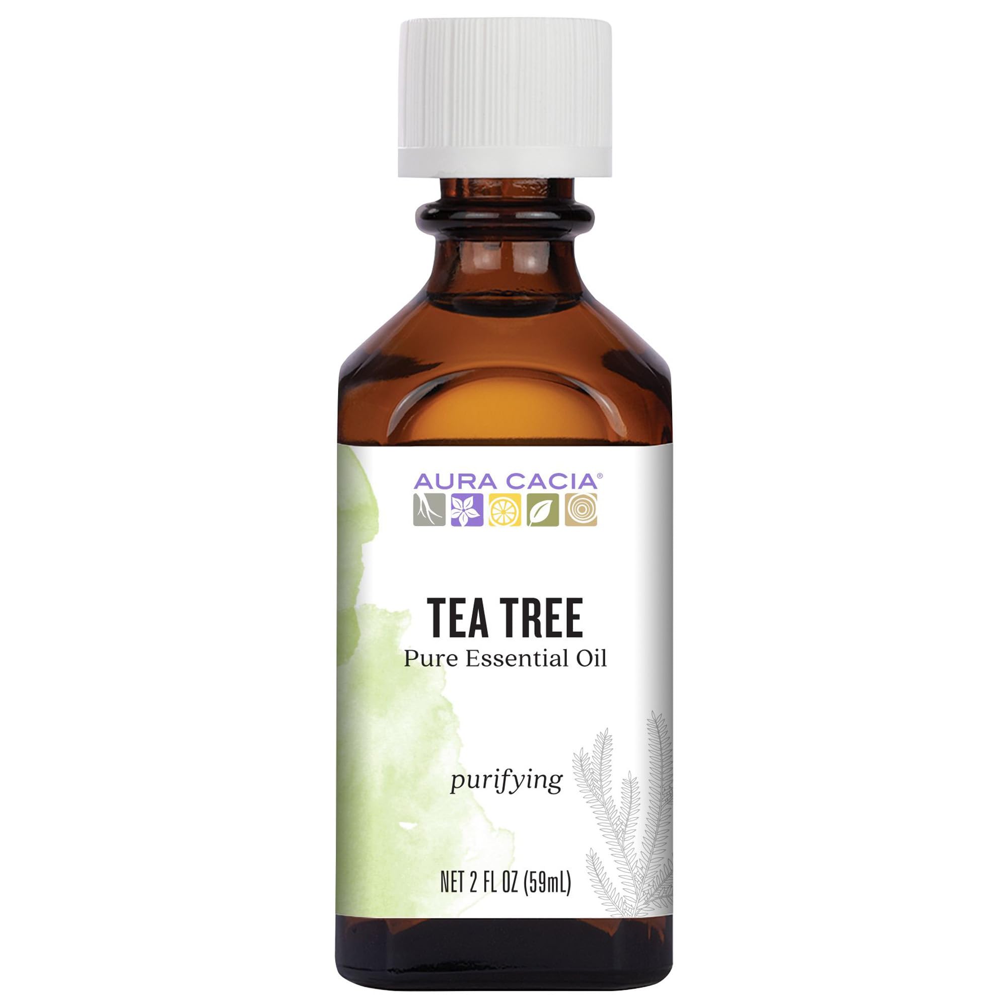 Aura Cacia - Pure Tea Tree Essential Oil | Purity Certified | 2 fl. oz.