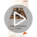 Image of Modern Rectangular Carpet (Beige, Acrylic, 5 X 7 Feet)