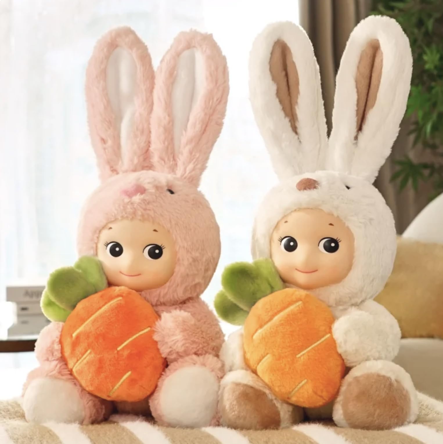 Sonny Angel Plush Collection【うさぎ/ピンク】 ソニーエンジェルのぬいぐるみ第2弾は、長い耳がかわいいウサギ姿で