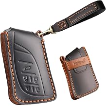 TECART Lexus Dedicated Key Case Key Cover Key Holder Lexus LFA LM350 LM350h LM500 LM500h LM500h LM300h Smart Key 5 Buttons Smart Key Case Leather Stylish