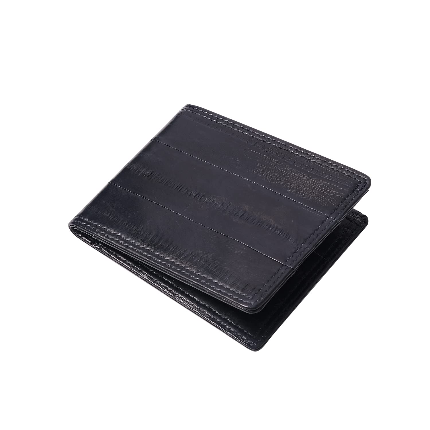 OROMEEL SKIN LEATHER SLIM WALLET (navy, 3.8" x 3.15")