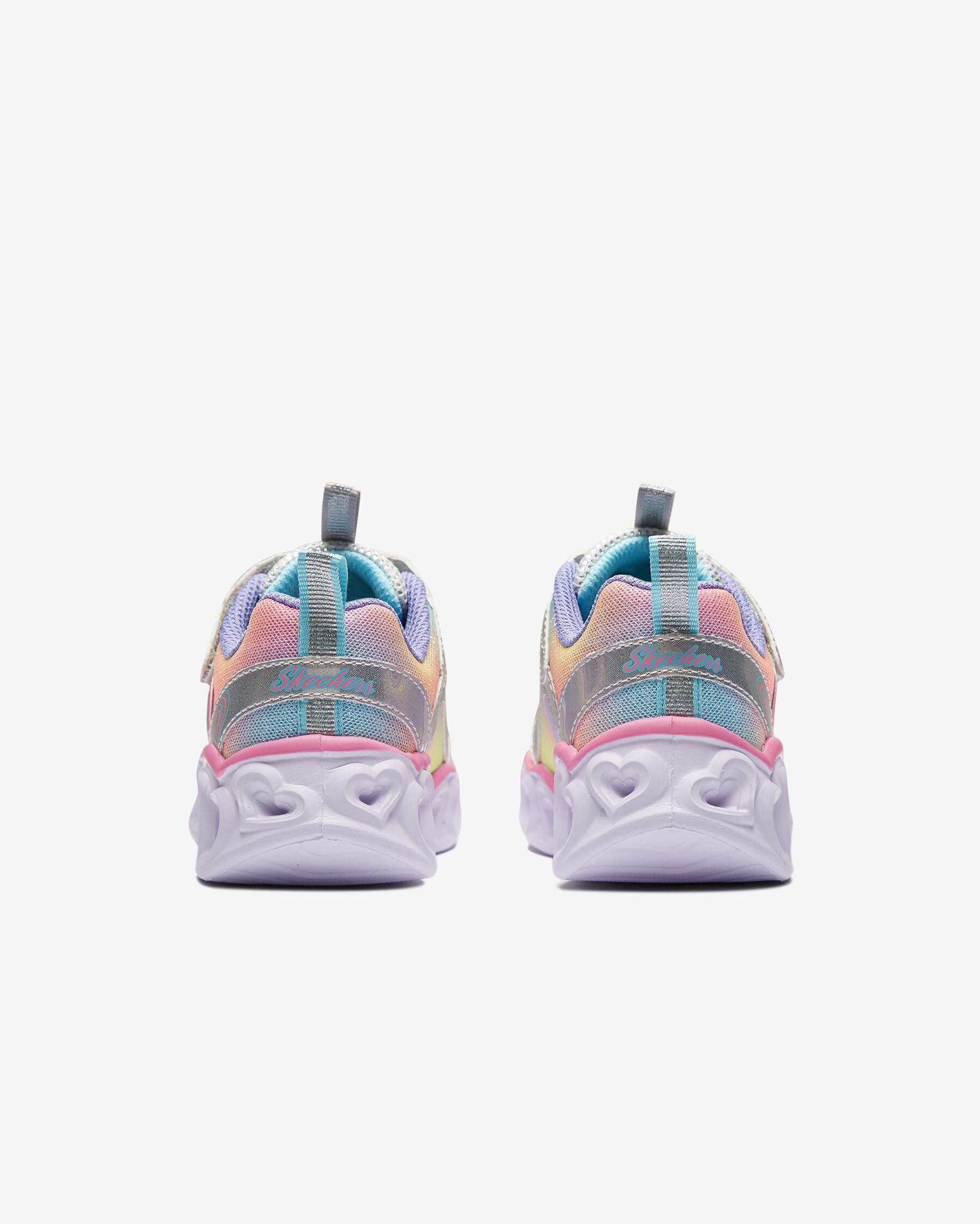 Skechers Heart Lights Rainbow Lux, Zapatillas Niñas