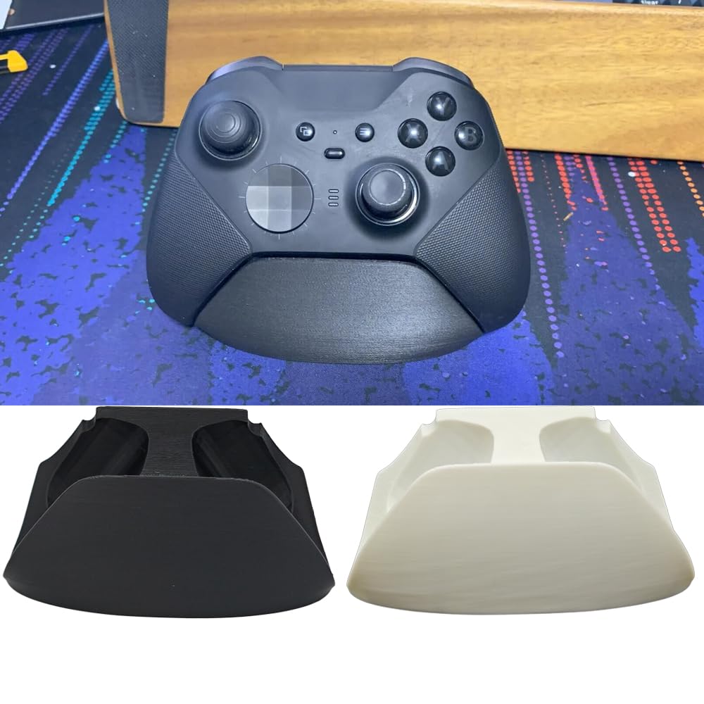 Support d'affichage de contrôleur de Jeu Support de Bureau pour Xbox Elite,Base de Support de Stockage pour Manette de Jeu Support de Bureau poignée (Noir)
