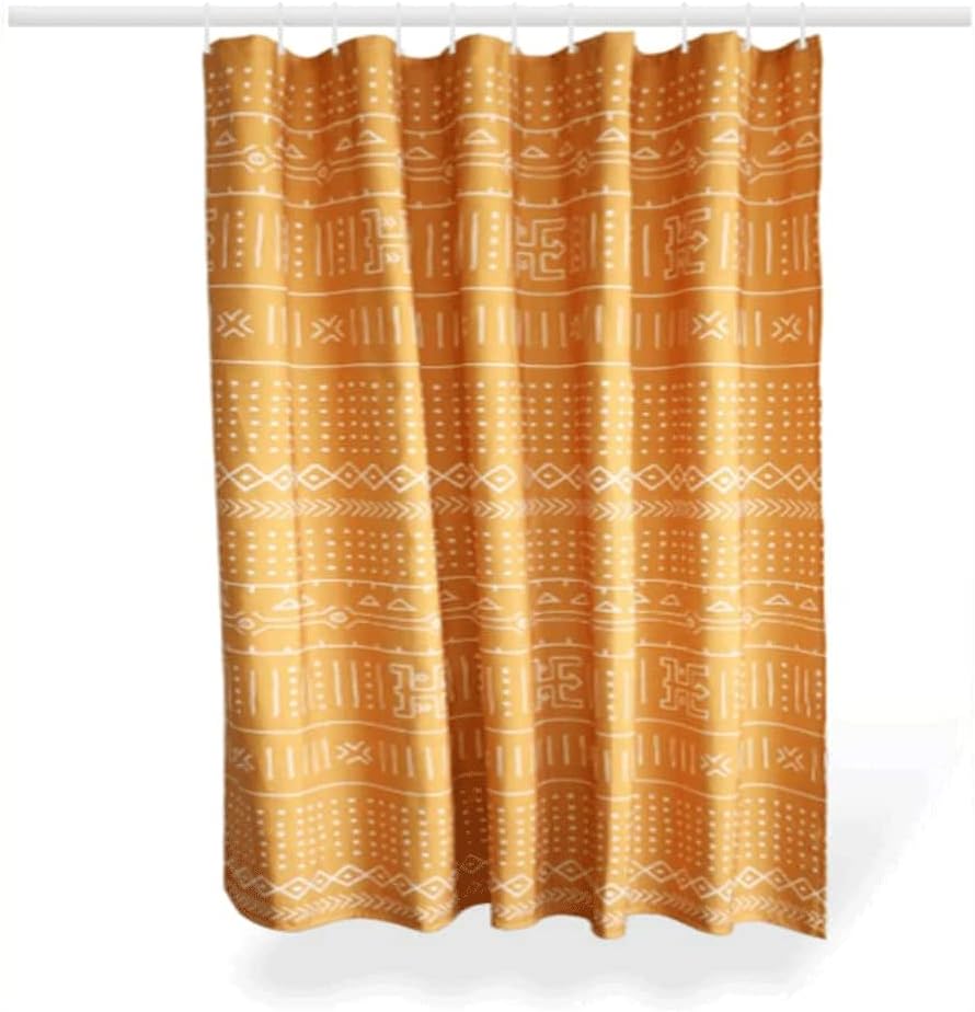 Best Shower Curtain Farmhouse Style Shower Curtain with Hooks Polyester Fabric Shower Curtains Liners for Bathroom Decor Extra Long Tub Curtains Bath Decor (A 220x200cm)