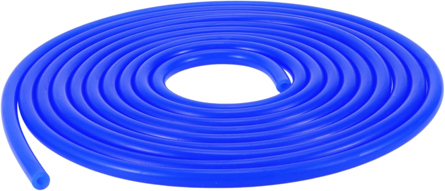 1 Pcs Silicone Vacuum Tubing Hose High Temperature 20Ft 1/2" 12mm ID 3mm Thickness Automotive Vacuum Line 130PSI Max Pressure Blue