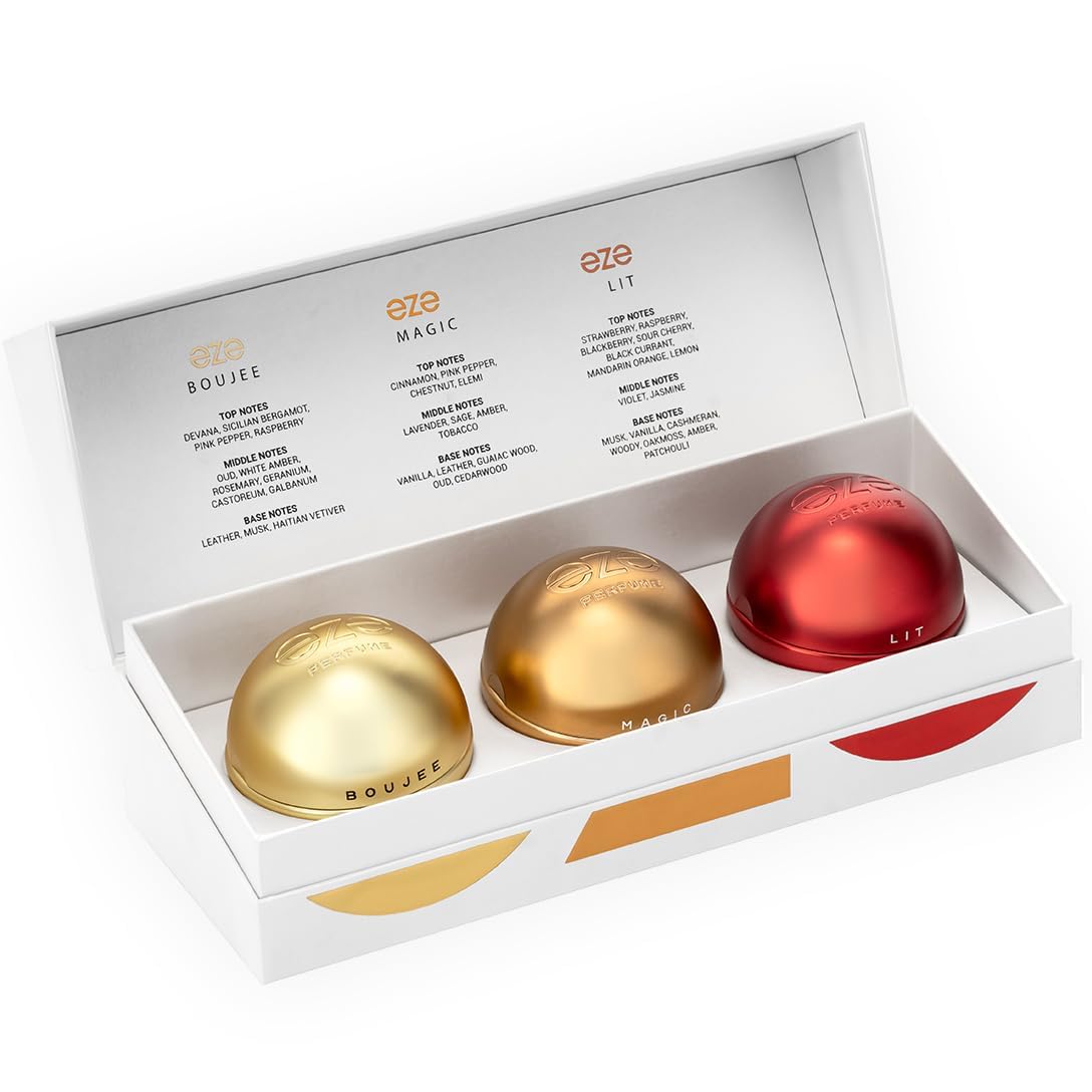 Sponsored Ad - Perfume Elevate Unisex Perfume Combo - Pack of 3 (30ml Each) | Lit, Boujee & Magic | Long Lasting Luxury Fragrance Set for Men & Women | Premium Eau De Parfum Gift Set