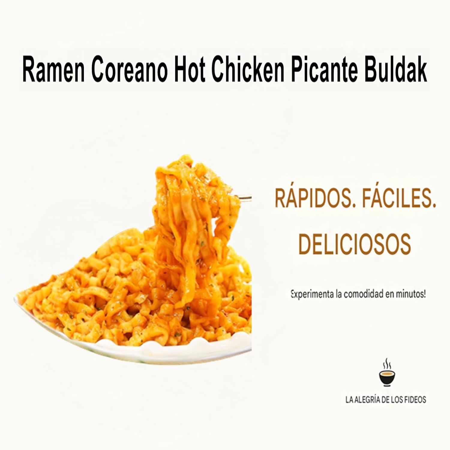 Komeya | Pack 10 de Mezclados Fideos ramen salteados coreanos - Hot Chicken Ramen Picante Buldak y Carbonara 131g