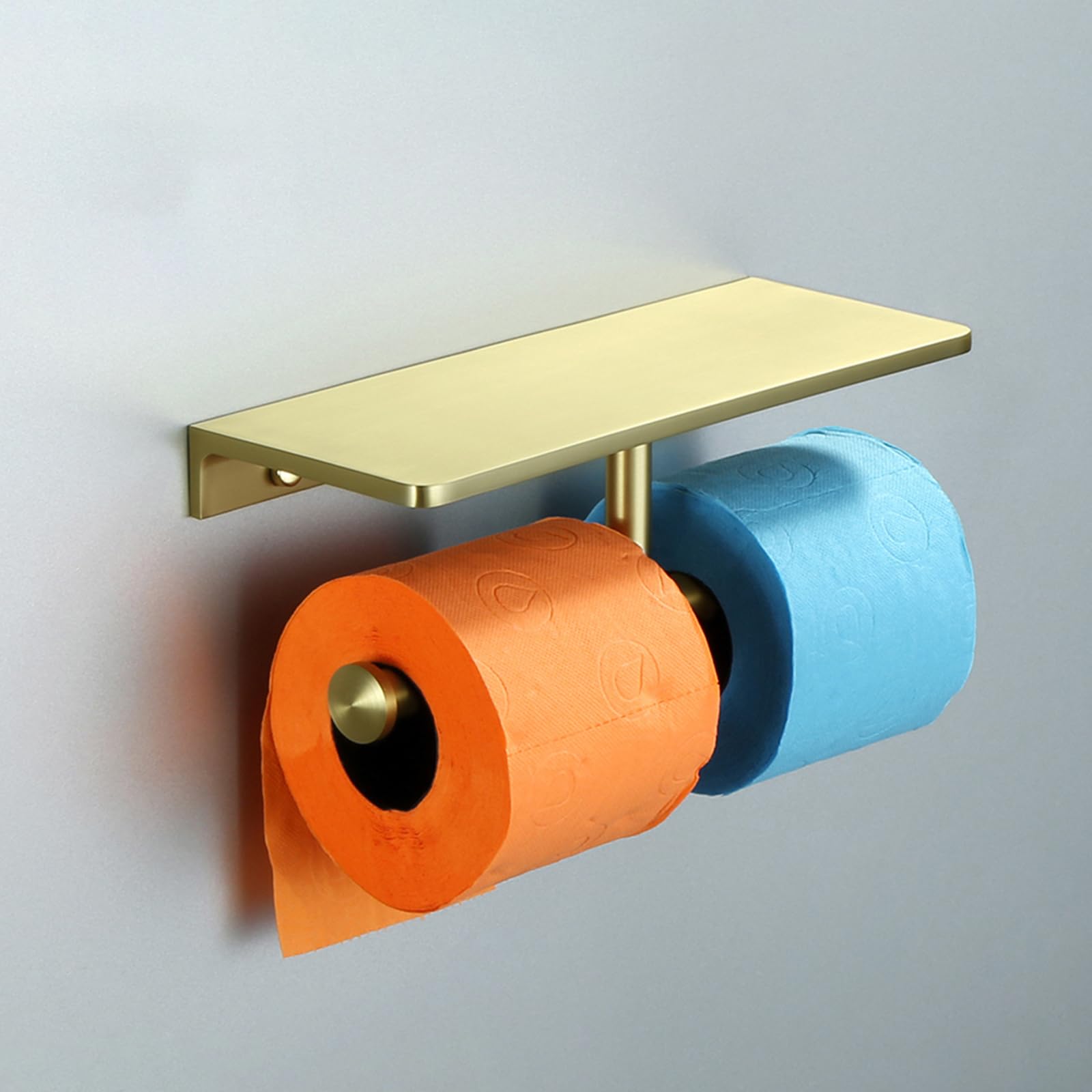 Portarotolo Carta Igienica Cromato In Acciaio Inox 304, Montaggio