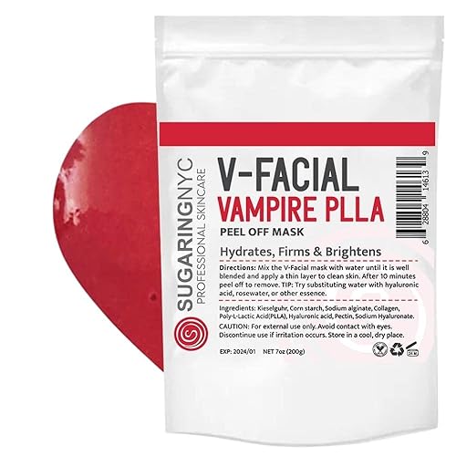 Sugaring NYC Máscara vajacial de vampiro con elementos poli-L-lácticos y colágeno V-Facial 7oz 7.05 oz