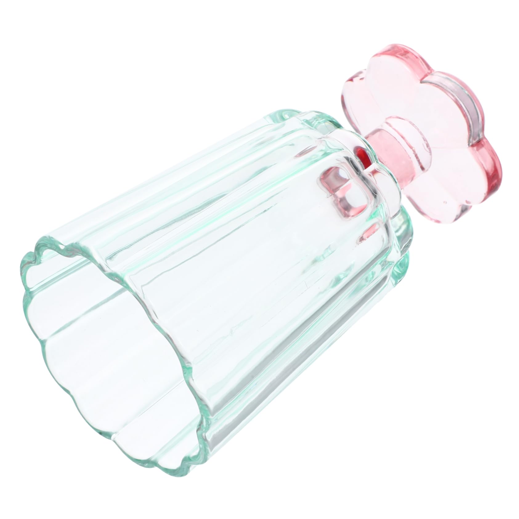 Gobelets à vin robustes OUNONA en verre vert et design rétro