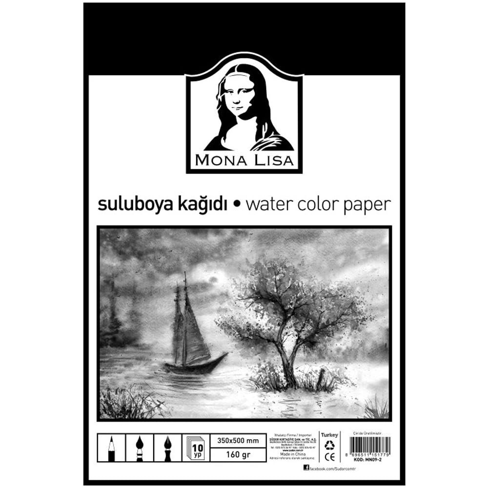 Sudor Südor Sulu Boya Kağidi 35 * 50 Cm 160 Gr. 10 Yaprak