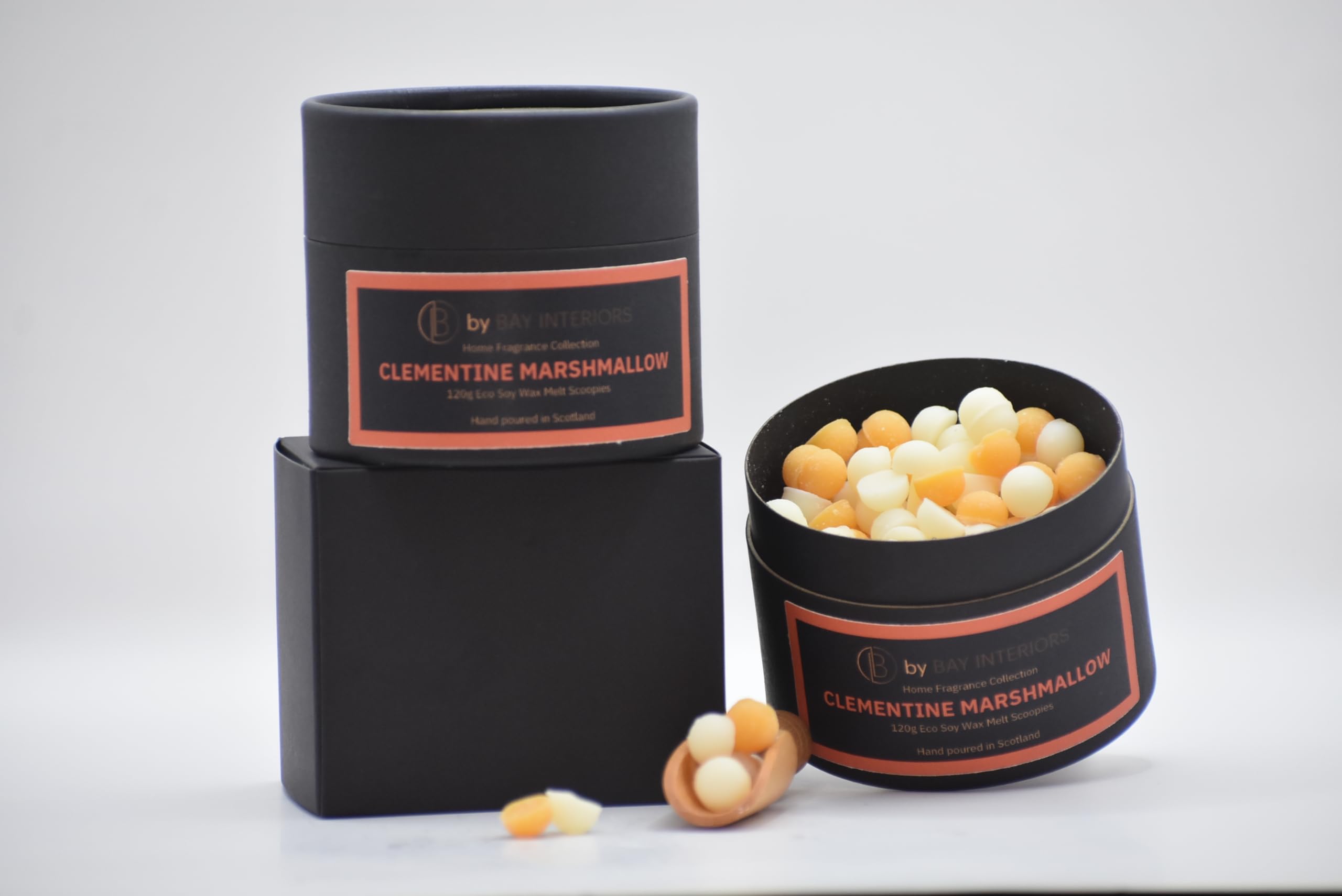 Scoopies Eco Soy Wax Scoopable Melts Highly Scented Vegan No Plastic 120g by Bay Interiors (Clementine Marshmallow) - Image 2