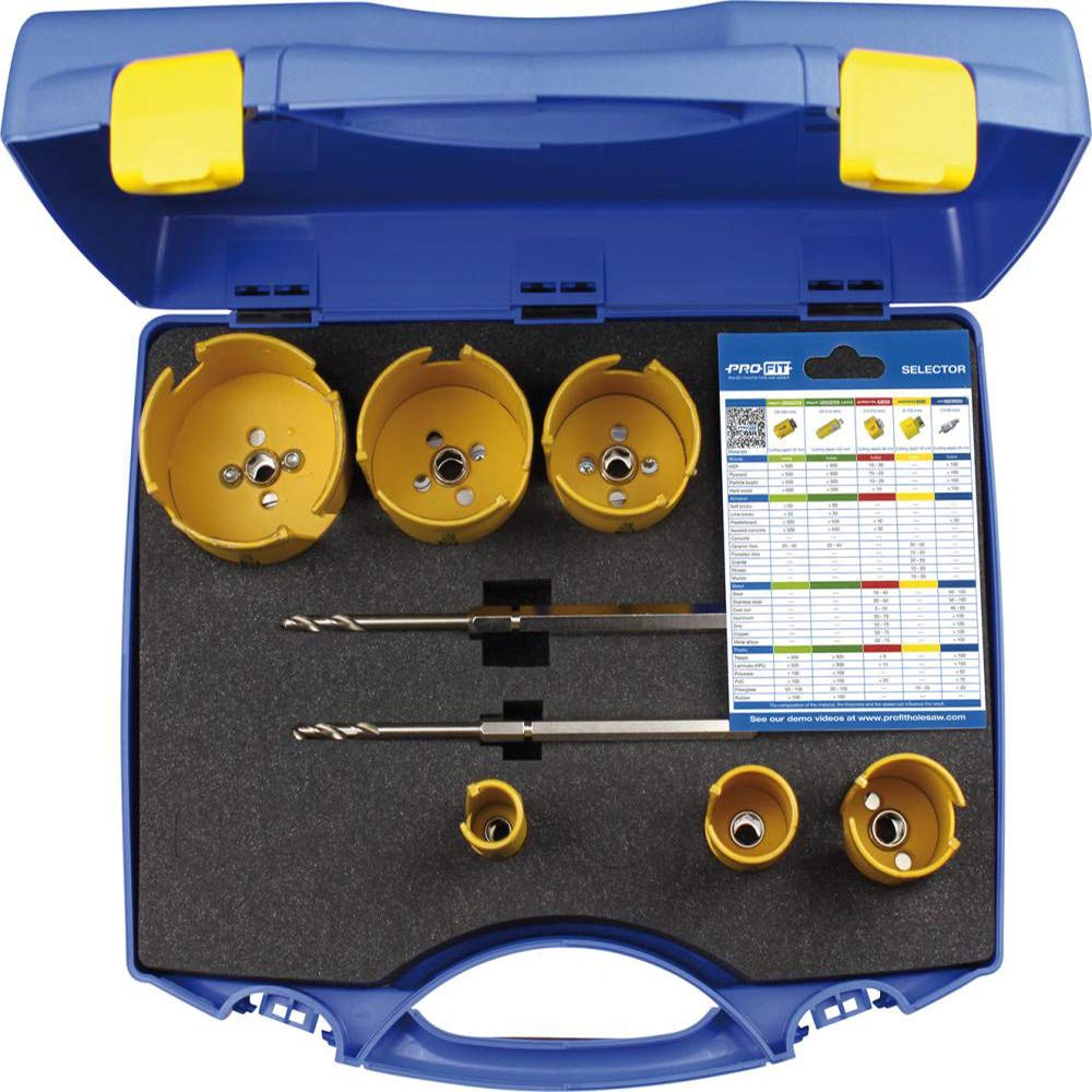 PRO-FIT Set di seghe a tazza