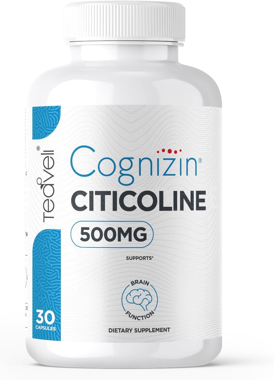 Cognizin Citicoline 500mg CDP Choline Supplement