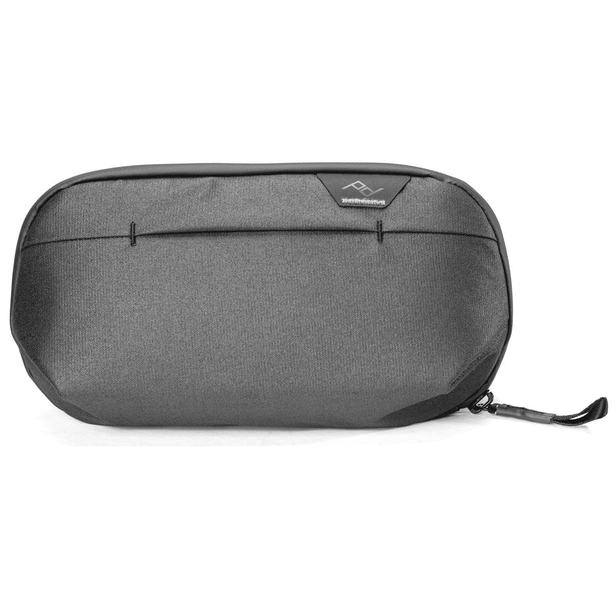 Peak Design Small Wash Pouch, Black, Weatherproof Travel Toiletry Bag, Upright or Hanging Toiletry Kit with Pockets, Magnetic Toothbrush Pocket, Wide UltraZip Opening, Toiletry Bag for Men and Women