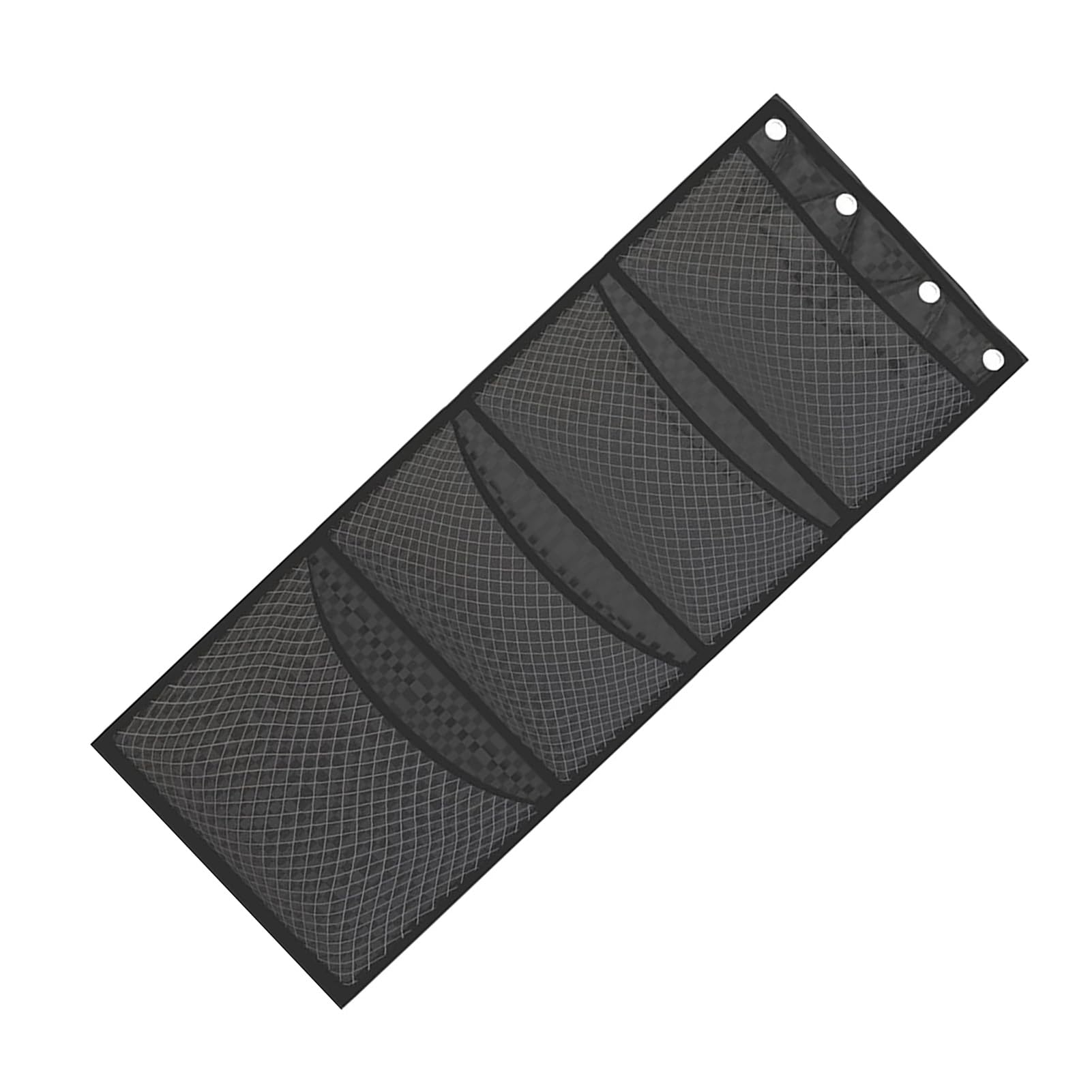 KIMISS Door Hanging Toy - 4 Layers with Large Capacity Hanging Storage Pockets for Rooms - Black Mesh and Ox Cloth for Neat Toy Storage