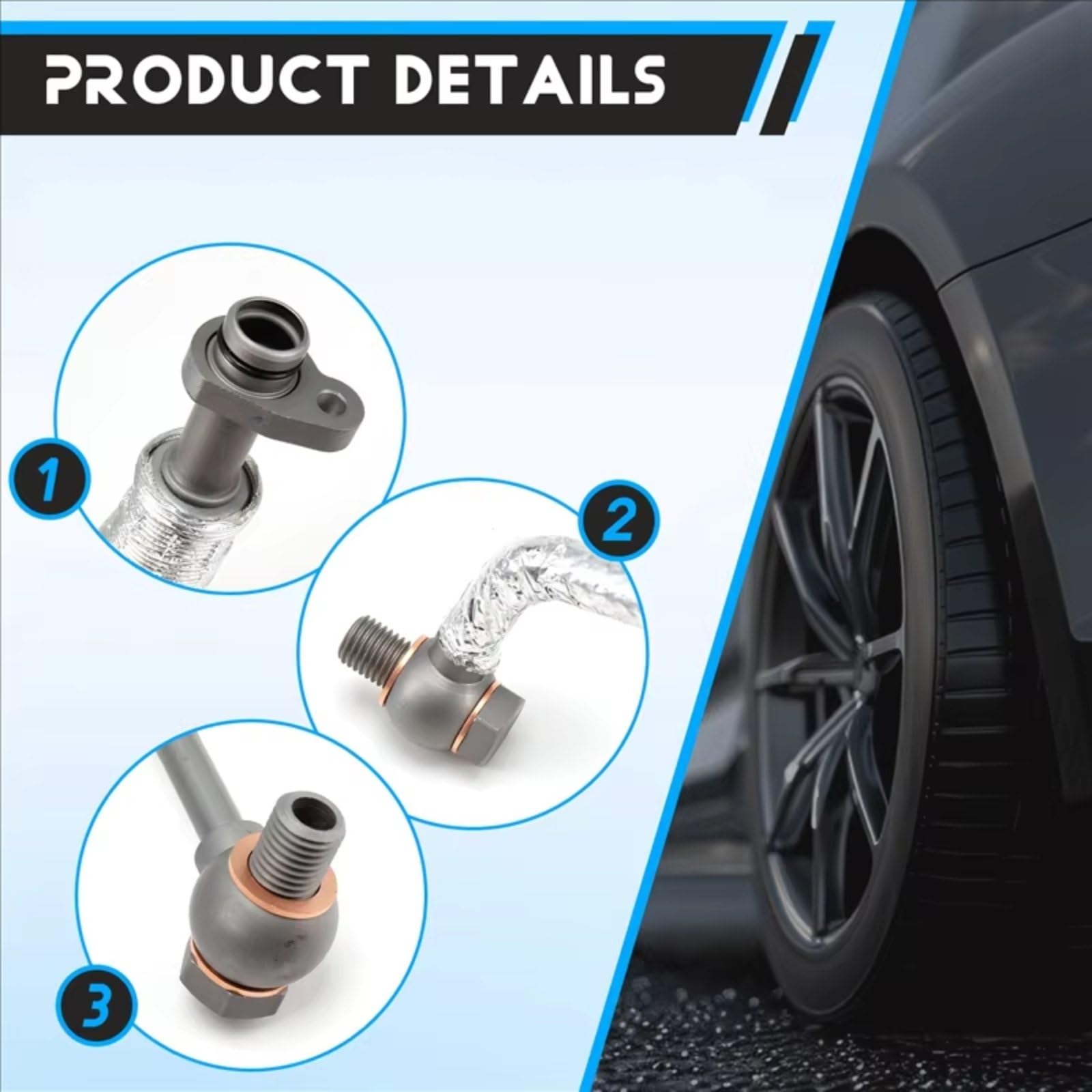 manguera Compatible Con Peugeot Para 308 408 RCZ 3008 508 Turbocompresor De Coche Tubo Lubricante Retorno Tubo De Aceite Accesorios De Junta 037979 037956