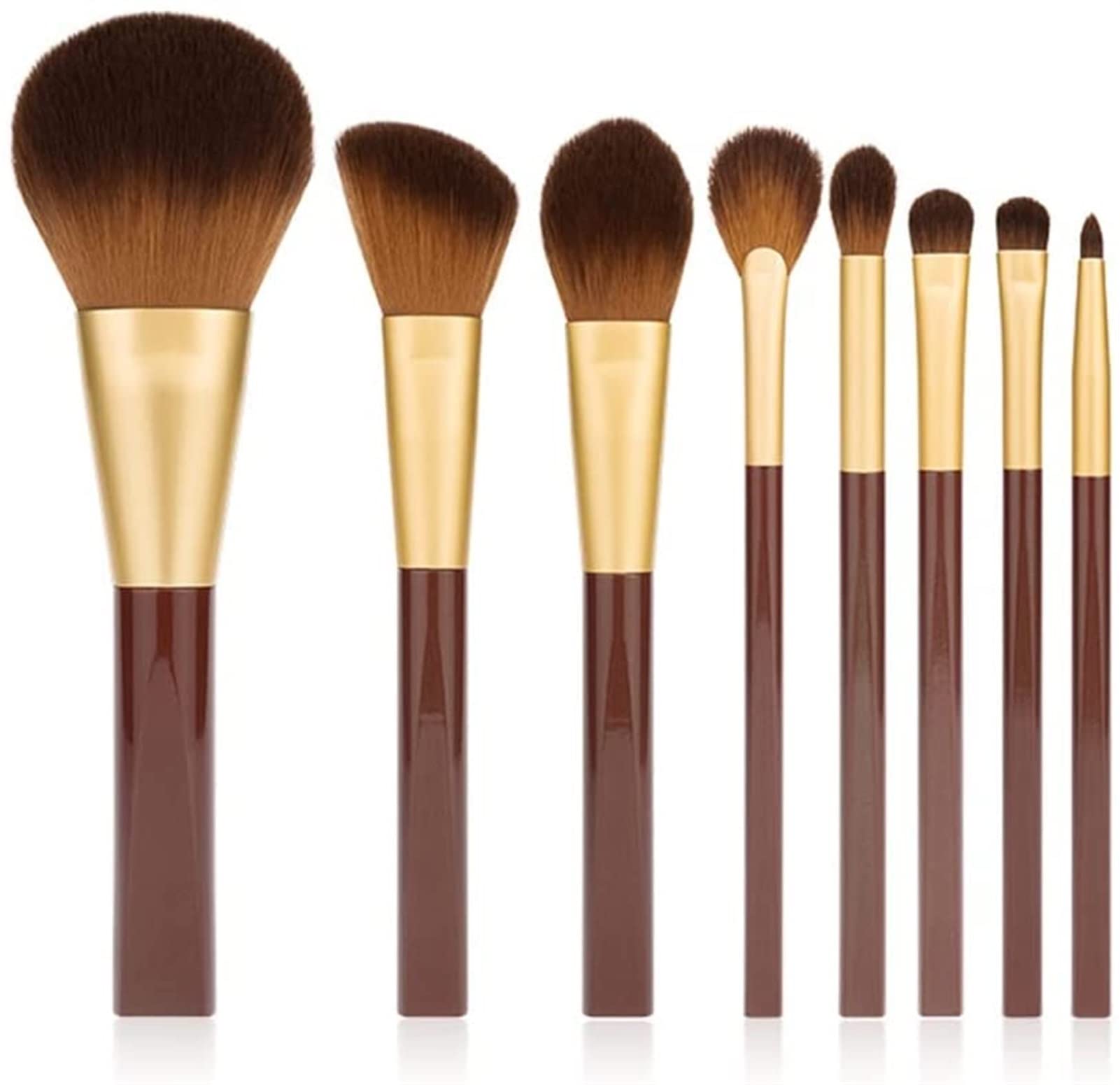 Set di pennelli for Trucco di 8 spazzole for Trucco Set di Basamento in Polvere Sfuso Fondazione for ombretto Kit di Trucco for Trucco for Il Sopracciglia for Il Sopracciglia