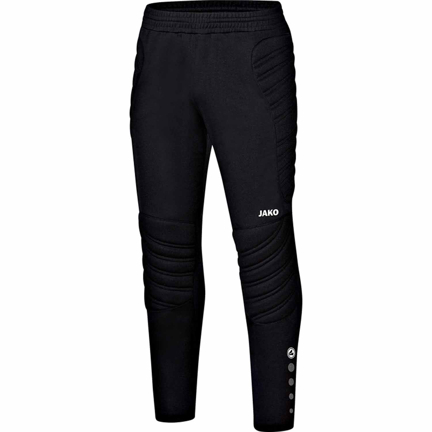 JAKO Kids TW Pants Striker Goalkeeper Pants (All Lengths), Black, 164