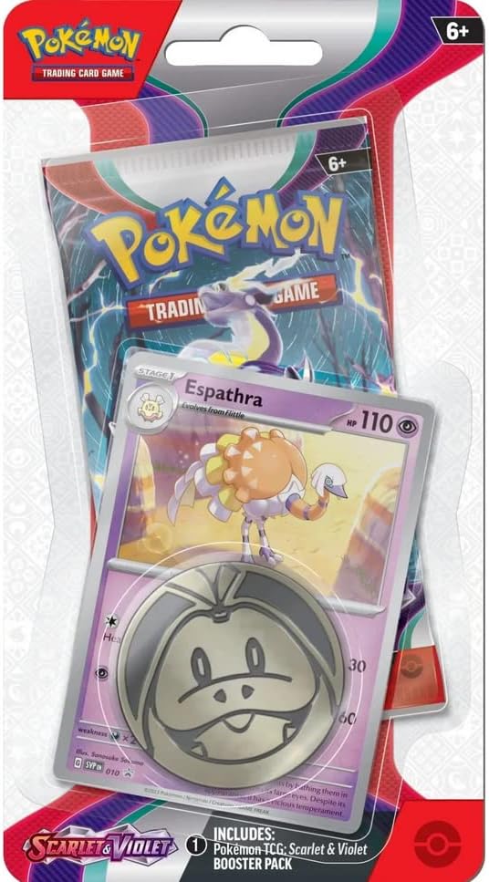 Pokemon TCG: Scarlet & Violet Checklane Blister Pack - Espathra