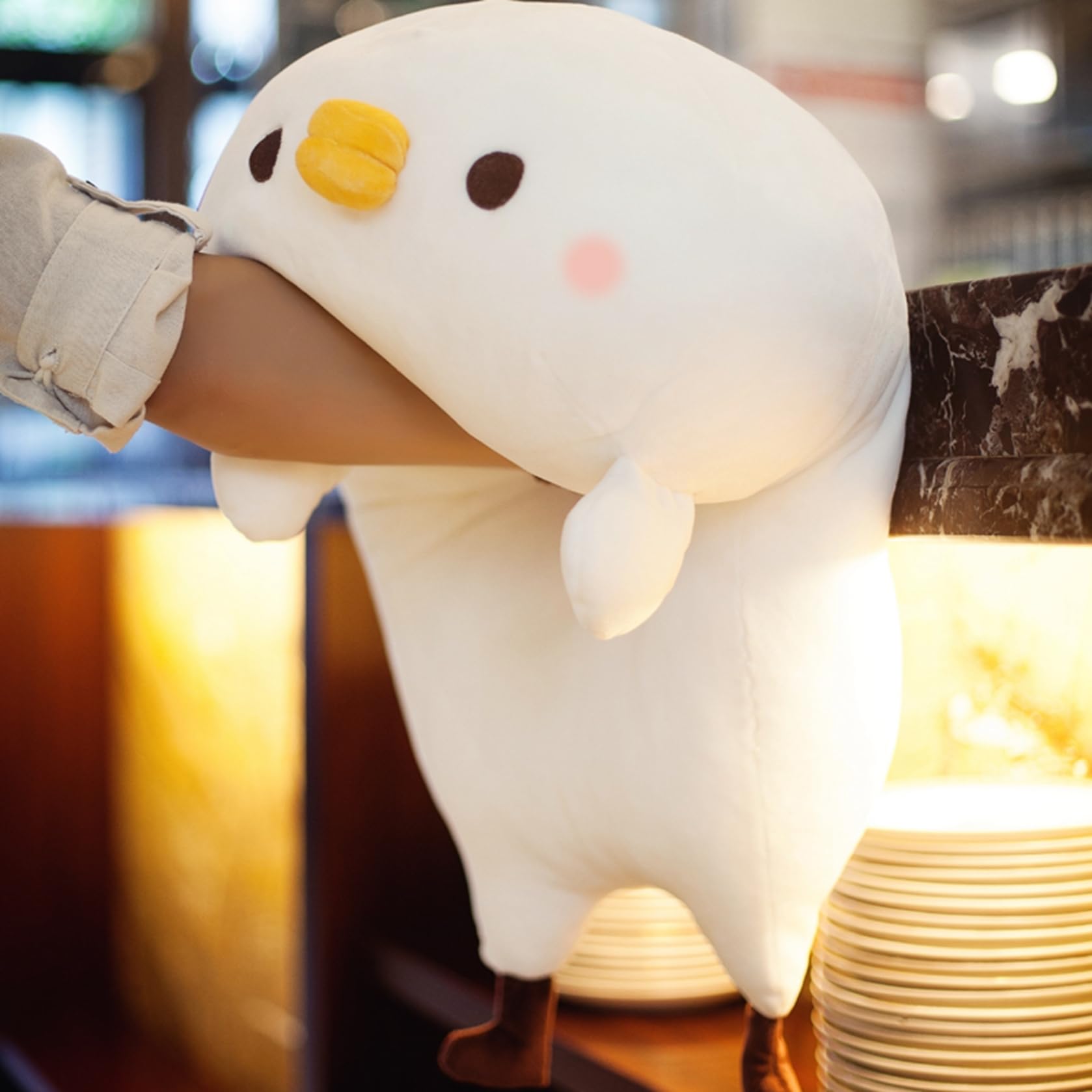 Amazon｜ひよこ 白 抱き枕 ぬいぐるみ 抱きまくら アニマルズ もちもち